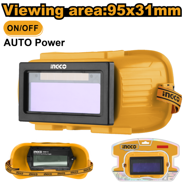 Auto-Darkening Welding Goggles (AHM112) – Eye Protection for Welding | INGCO