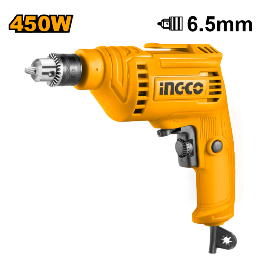 Electric Drill 450W (ED45658) – 6.5mm Variable Speed Control INGCO