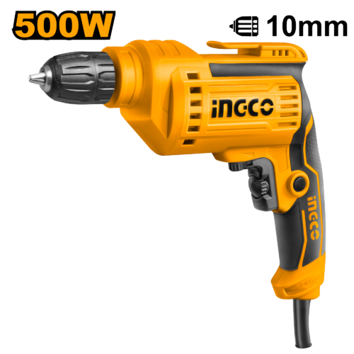 Electric Drill 500W (ED500282) – 10mm Keyless Chuck with Forward & Reverse INGCO Electric Drill 500W (ED500282) – 10mm Keyless Chuck with Forward & Reverse INGCO