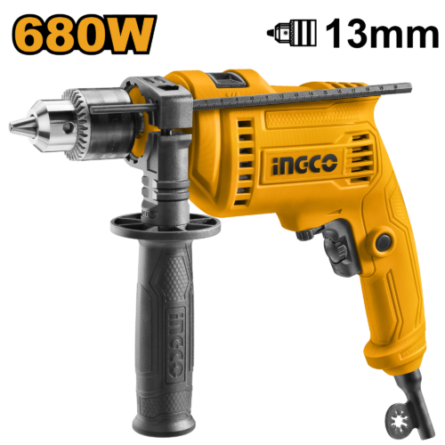 Impact Drill 680W (ID6808) – 13mm Masonry & Concrete Drilling INGCO
