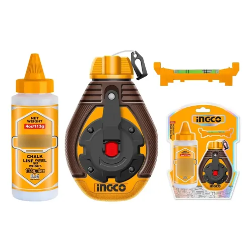 Professional 30-Meter Chalk Line Box Set (HCLR0630) – Planetary Gear System & Strip Guard Clutch Rubber Armored ABS Housing INGCO Professional 30-Meter Chalk Line Box Set (HCLR0630) – Planetary Gear System & Strip Guard Clutch Rubber Armored ABS Housing INGCO