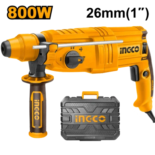 electric-hammer-drill-800w-rgh9028-ingco Electric Hammer Drill 800W (RGH9028) – Masonry & Concrete Work | INGCO