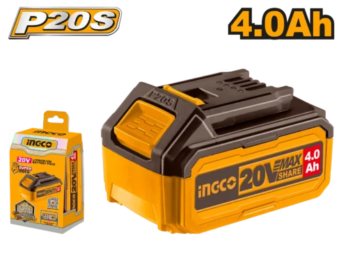 rechargeable-20v-lithium-ion-battery-fbli20021-4-0ah-ingco Rechargeable 20V Lithium-Ion Battery (FBLI20021) – High Capacity 4.0Ah | INGCO