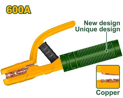 Industrial 600A Heavy-Duty Electrode Holder 250mm (JDEH1A06) – High-Amperage MMA Welding Rod Stinger Unique Heat-Resistant New Design JADEVER Industrial 600A Heavy-Duty Electrode Holder 250mm (JDEH1A06) – High-Amperage MMA Welding Rod Stinger Unique Heat-Resistant New Design JADEVER
