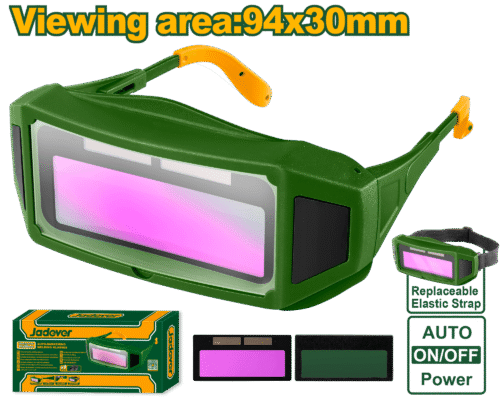 Professional Auto-Darkening Welding Glasses (JDWA1501) – 0.4-1ms Hyper-Fast Switch Time DIN 11 Arc Flash Eye Protection with Solar & Battery Power JADEVER Professional Auto-Darkening Welding Glasses (JDWA1501) – 0.4-1ms Hyper-Fast Switch Time DIN 11 Arc Flash Eye Protection with Solar & Battery Power JADEVER