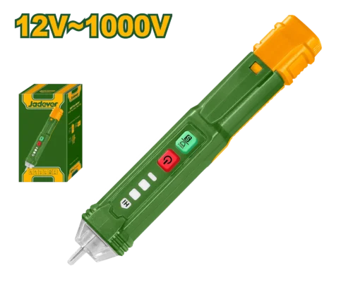 Industrial Non-Contact AC Voltage Detector Pen (JDTP3501) – Live Wire Tester with LED Indicator & Audio Alarm | JADEVER