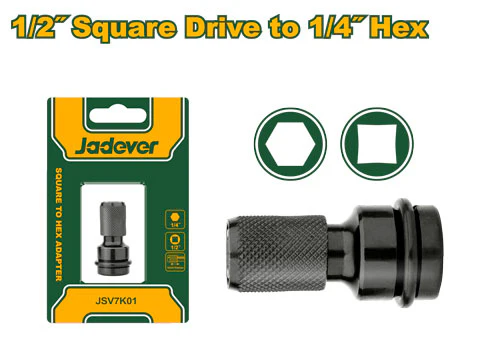 professional-1-2-inch-square-to-1-4-inch-hex-shank-quick-release-adapter-jdsv7k01-jadever Professional 1/2-Inch Square Drive to 1/4-Inch Hex Shank Quick-Release Adapter (JDSV7K01) – Heavy-Duty Impact Socket Converter | JADEVER