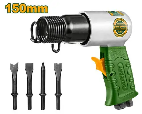 6-Inch Heavy-Duty Pneumatic Air Hammer (JDAT4515) – 4500 BPM High-Velocity Rivet Cutter 10.2mm Round Chisel Shank Metal Chipper (90psi / 4cfm) | JADEVER