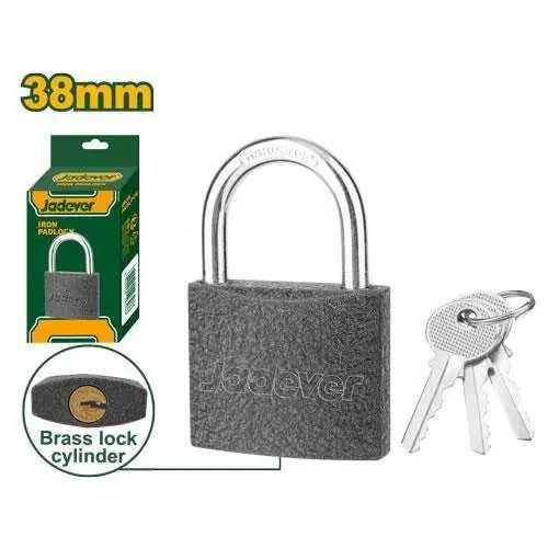 Heavy Duty 38mm Commercial Shop Rolling Shutter, Factory Gates, Site Tool Box Chest & Cargo Truck Door Brass Cylinder Iron Padlock (JDPD5540) | JADEVER