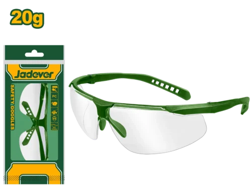 Ultra-Lightweight Safety Glasses (JDSG1802) – 20g Polycarbonate Protective Eyewear Wide Visual Field Anti-Dust Work Spectacles | JADEVER
