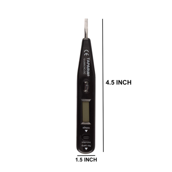 Taparia 130mm Multipurpose Digital Line Tester (MDTN-82) – Direct & Inductive AC/DC Voltage Tester with LCD Display